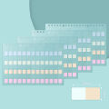 4 Sheets Sticky  Tabs Writable File Tabs Flags Notebook Books Page Markers. 