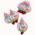 FLAMINGO THEME WHISTLES - PACK OF 8 WHISTLES - FLAMINGO WHISTLES. 