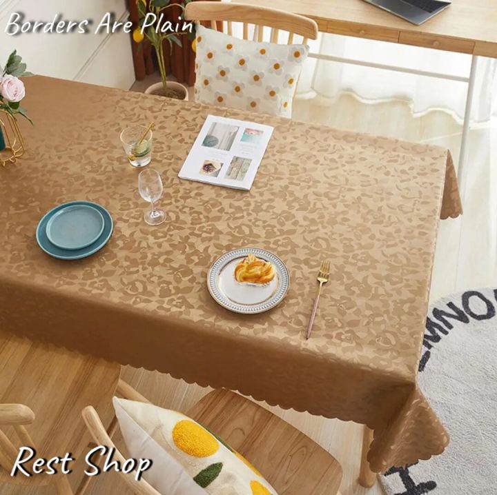 4 Seater 6 Or 8 Seater Emboss Dining Table Cover Protector