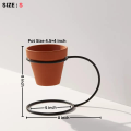 Iron Plant Stand | Creative Pot Stand for Plants | Modern Planter for Home Garden & Decor. 