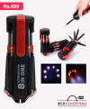 8 in 1 Multi Portable Screwdriver With 6 LED Torch Tools Light up Flashlight Set. 