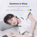 Wiresto Sleep Earphones Anti-noise In-ear Headphones Ultra-soft Silicone Earbuds Sleeping Headphones Noise Reduction painless earphone 3.5mm Wired Headset for Phone Android Smart Phones. 