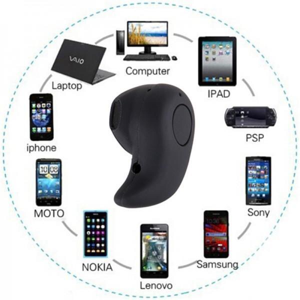 S530 Mini Bluetooth Headset Earphone With Invisible Mic Noise Canceling