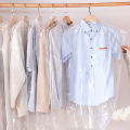 【HOT】 10/1Pcs Transparent Plastic Clothes Dust Cover Apparel Waterproof Dustproof Bag Dry Cleaning Shop Disposable Clothes Organizer. 