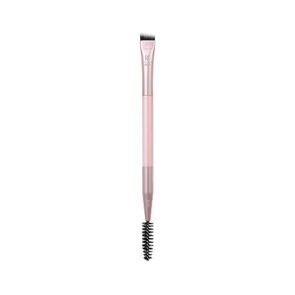 Real Techniques Dual-Ended Brow Brush, For Shaping & Filling Eyebrows, Travel-Friendly Spoolie & Liner Brush, Blend Natural, Full, or Laminated Brows, Luxury Applicator, Vegan, 1 Count!!