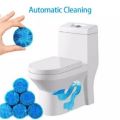 10 Pcs Bleach Toilet Bowl Cleaning Tablets- Automatic Toilet Bowl Clean Tablets Automatic Flush Clean Bathroom Toilet Deodorant Compressed Cleaning Cleaning Tools Auto Toilet Cleaner & Stain Remover (Blue Bubble Block) Washroom tablet , kitchen tablet. 