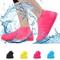 Shoe Cover Silicon Gel Waterproof Rain Shoes Covers Reusable Rubber Elasticity Overshoes Anti-slip for Boots Protector. 