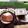 Plastic Rail for Quranic Book Stand / Islamic Book Holder | Sutrah for Namaz front. 