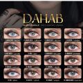 DAHAB - Multi Color Soft Eye Contact Lense For Girls & Boys With Complete Kit - Contact Lenses For Girls Unique Colors Collection of Contact Lenses | 1 Pair Eye Contact Lens Natural Beauty Collection of Color Contact Lenses. 