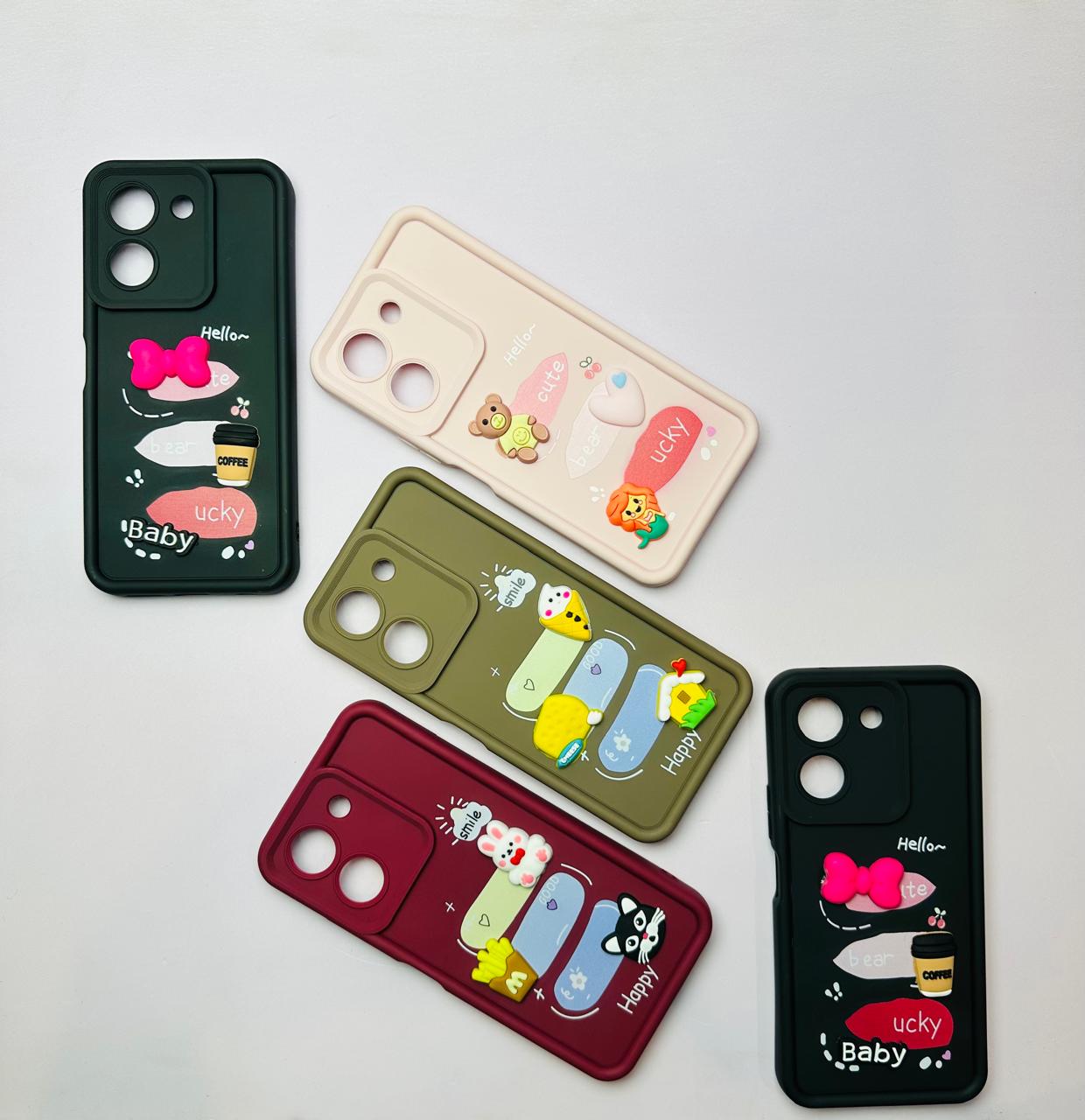 Lahore Mobile Case for Vivo Y36 (4G) Girls Back Cover - Luxerey Back Cover - Creative Lovely 3D Doll - Vivo Y36 (4G) Dolls Case