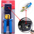 EZ RJ45 Crimp Tool Pass Through Cat5 Cat5E Cat6 Crimping Tool for RJ45/RJ12, CAT5, CAT5E, CAT6 Connectors. 