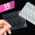 Pack of 3/10/20/30/50 Sheets Glue Sheet for Nails | Double Sided Adhesive Nail Tabs & Dots | Clear Self Adhesive Nail Glue Stickers | Transparent Jelly Sticky Tape for Fake, Artificial & False Nails | Easy Press-On Nail Art Application Multipack. 