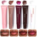 5 Colors Lip Jam Hydrating Lip Gloss Glossy Plumping Lipgloss High Shine Glass Finish Nude Colors Shiny Jelly Liquid Lipstick. 