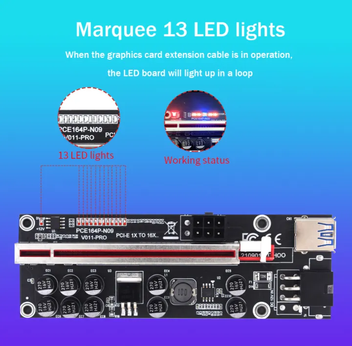 1-10Pcs%20Upgraded%20V011%20Pro%20PCIE%20Riser%20011%20Riser%20Card%20PCI%20E%20Express%20GPU%201X%20to%20X16%2010%20Capacitors%20USB%203.0%20Cable%20For%20GPU%20Graphics%20Card%20good%20effect%20and%20easy%20to%20use%20-%20Image%205
