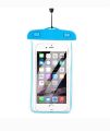 Waterproof PVC Transparent Mobile Phone Cover for All Mobile Phones (Random Color) Ideal for Travel & Water Activities. 