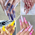 Supwee 7ml Blooming Gel Nail Polish Watercolor Ink Flower Gel Polish Liquid Gel Smoke Effect Soak Off Transfer Blossom Nails Art. 