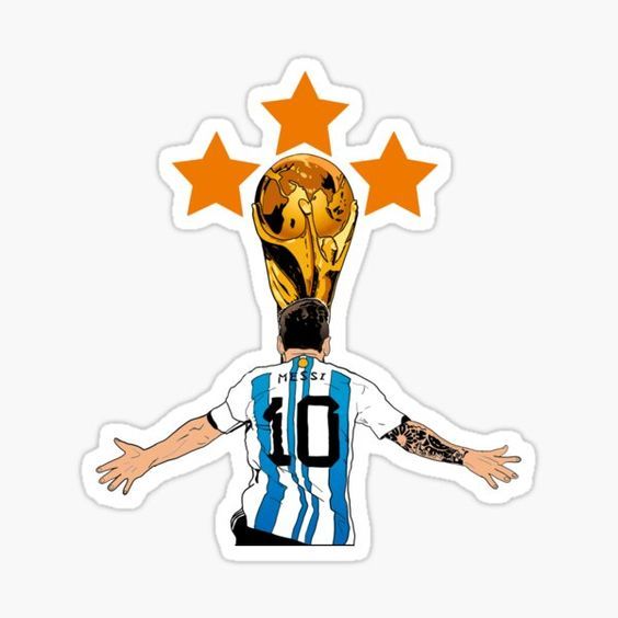 Messi Sticker - Stickers for Laptop - Fifa World Cup Sticker - 3x2 ...