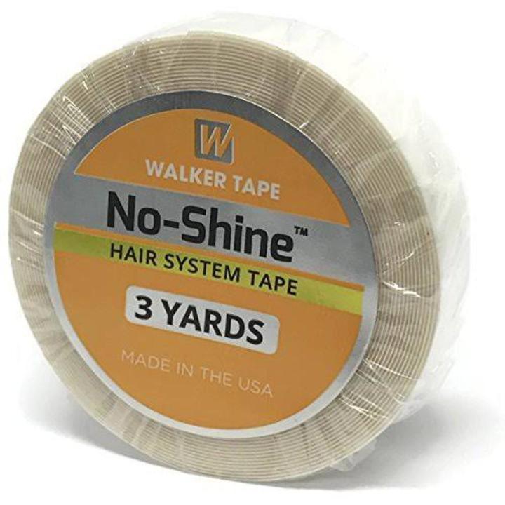 Walker's NoShine Tape, 3/4"x3Yds(9Feet), No Shine Wig Tape, Lace Wig Tape, NoShine Tape For Front Lace of Wigs, Wigs Double Tape, Hair Extension Tape, Hair Wig Tape