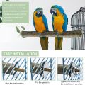 2 set Bird Perches Natural Wood Parrot Perch for Parakeet Cage Accessories Parakeet Toys for Parrots, Parakeets Cockatiels, Conures, Macaws, Love Birds, Finches. 