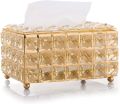 High Quality Shiny Tissue Box Covers Elegant Napkin Toilet Paper Holder Home Office Decor. 