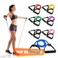 Portable Resistance Bands With Handles, Resistance Tubes & Workout Bands. 