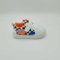 Baby Checkerboard Sneakers – Soft Comfortable Pre-Walker Shoes with Velcro & Laces. 