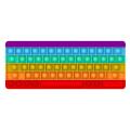 Popit Keyboard pop it fidget toy special needs stress reliever, push bubble gadgets. 