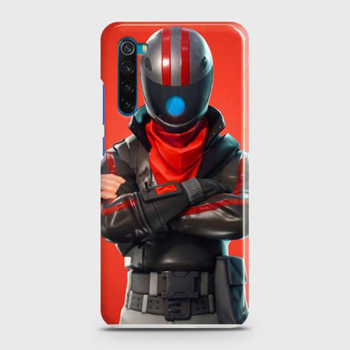 Xiaomi Redmi Note 8 Cover Fortnite character with Helmet Hard Cover- Design 12 Case