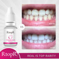 RtopR Teeth Oral Hygiene Essence Whitening Essence Daily Use Effective Remove Plaque Stains Cleaning Product teeth Cleaning Water 10ml. 