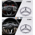 52mm 57mm Mercedes Benz Steering Wheel Center Star Emblem logo Monogram for C200 E200 C180 W204 W203 W211 W221 W222 W212 W213 W205. 