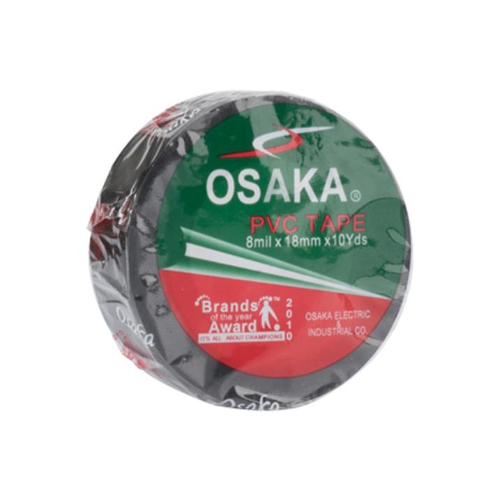 Orignal OSAKA Pvc Tape -Pack of 10 (Black,White,Red)