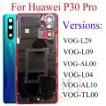 Original For Huawei P30 Pro Battery Cover Rear Glass Door Housing For Huawei P30Pro Battery Cover For Huawei P30 Battery Cover. 