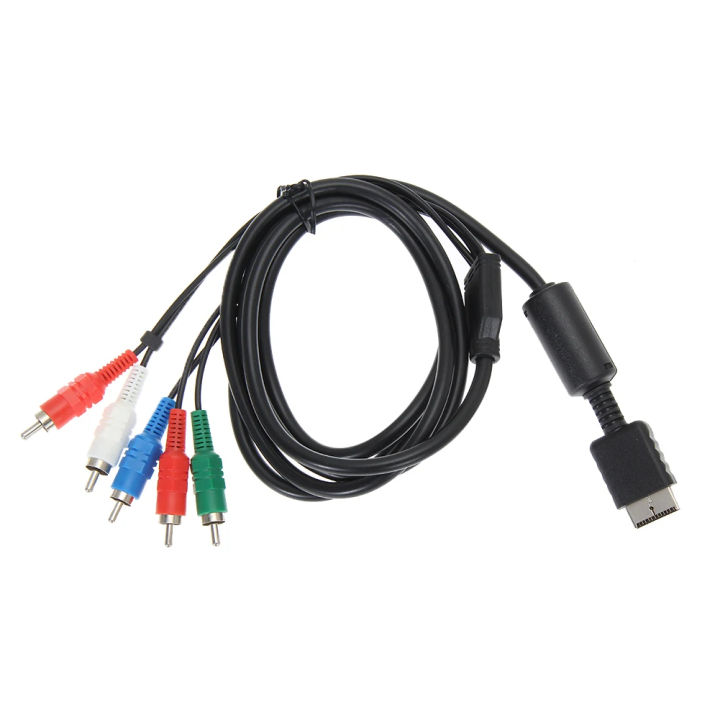 Component AV Cable for XBOX 360/ PS2 / PS3 / PS3 Slim, HD Multi Out Composite RCA Audio Video Cable for XBOX & Playstation Also Used in TV's
