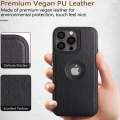 New Genuine Leather Iphone 15 Pro Max Cover Modified Leather Case Protective Classic Collection Back Cover. 