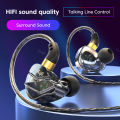 S16 3.5MM/Type C Wired Headphones 45 Degree Bending In-ear Headset Handsfree Earbuds with Mic Game Sports Earphone for Samsung. 
