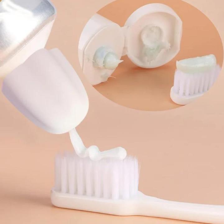 3pcs Silicone Toothpaste Cap Self-sealing Toothpaste Squeezer Toothpaste Pump Dispenser Tooth Paste Saver Bathroom Supplies