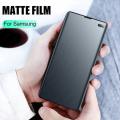 Samsung Galaxy S10 5G Ceramic Matte Screen Protector unbreakable Temper Fiber Flexible Sheet Full Edge to Edge. 