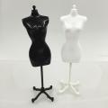 Mini Mannequin Dress Clothes Gown Model Stand for Doll Display Holder Toy. 