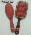 Large Paddle Hair Brush for Girls Set of 2, Air cushion massage comb, Anti Static Detangling Best Paddle Brush For Reducing Hair Breakage. 