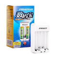Pisen Mini Fast Charger 2x AA AAA Battery 1.2v Rechargeable Cell Travel Adapter Batteries Cells Charge. 