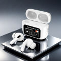 Latest_AirPods_Pro (2nd Generation) Titanium Wireless Earbuds, Bluetooth 5.0, High Quality Sound bass|  Lcd Airpods Pro - Anc/Enc Earbuds - Airpods - Touch Screen Earbuds - Airbuds Bluetooth Earphone Led Display. 
