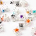 10Pcs Outemu Switch Mechanical Keyboard Switch 3Pin Clicky Linear Tactile Silent Switches RGB LED SMD Gaming for MX Switch. 
