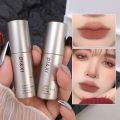 Waterproof Matte Velvet Lip Gloss Lasting Non Sticky Cup Liquid Lipstick Nude Dark Brown Red Lip Tint Mud Makeup Lip Cosmetics. 