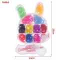 600pcs Colorful Rubber Loom Bands Weave Elastic Make Bracelet DIY Box Girls Gift. 