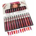 Matte Lip gloss Pack Of 12 Beautiful Colors - 12 Different Colors - Waterproof. 