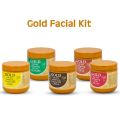Glomesh Gold Facial Kit Saloon Pack/Parlor Pack (5 Jars). 