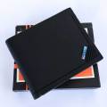 BOAIS Men’s PU Leather Classic Tri-fold Card Holder Wallet for Men. 