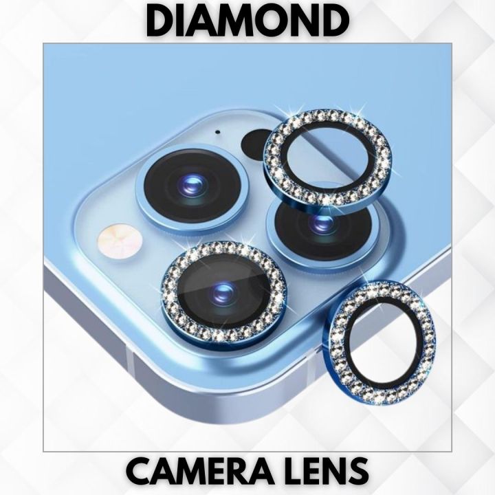 New Stylish Camera Protector For iPhone 13Promax | New Design Shiny  Camera Protector For iPhone Models | Artificial Diamond Shiny Lens  Camera Protecor | Best Camera Lens Protector For iPhone 13Promax Sierra Blue, Golden, Black , Silver