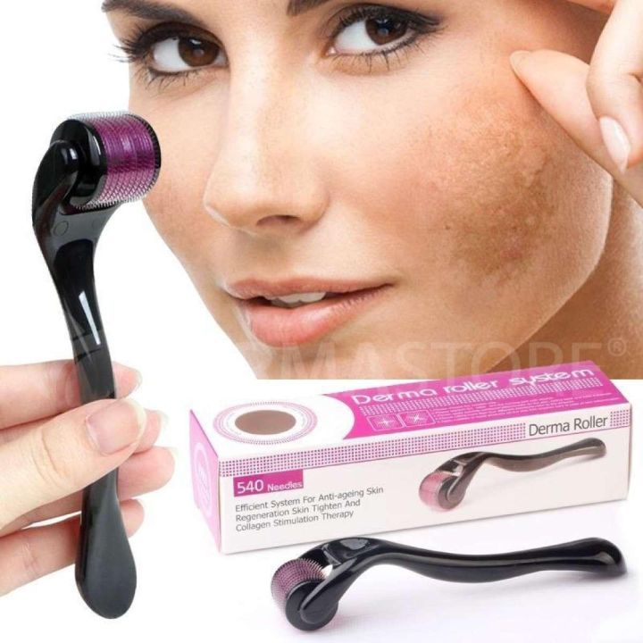 0.5mm 540 Microneedle Derma Roller Micro Needles Skin Scar Therapy Machine