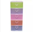 Layered Plastic Storage Box - 5 Drawers Storage Rack - 23 inch High. 
